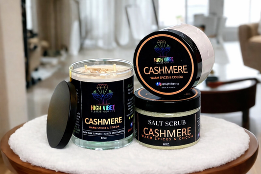 CASHMERE VIBEEY BAG (WARM SPICES & COCOA)