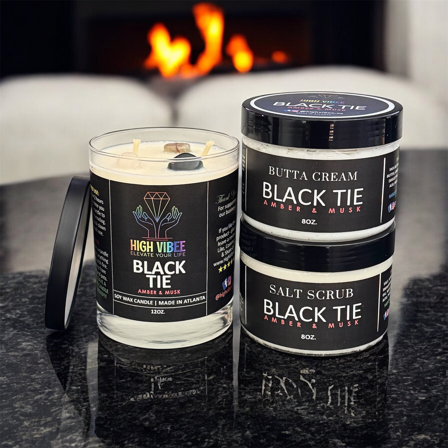 BLACK TIE VIBEEY BAG (AMBER & MUSK)